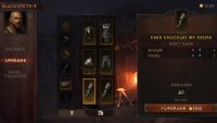 You can expend resources gained from salvaging to upgrade gear.