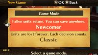 Newcomers to Fire Emblem should begin with Casual (aka Newcomer). If you enjoy being on the edge of your seat, pick Classic.