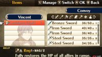 The Goddess Staff heals all units in range, but it only has 1 use.