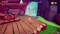 Go behind this waterfall for a hidden cave with a chest