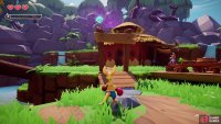 Jump up to grab the tenth Crystal on top of the archway near the shop