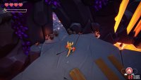Look for this little spot in the level with the webbing