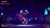 Throw that object at the chandelier to damage the boss