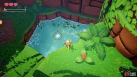 look in the little pond to find the first Crystal
