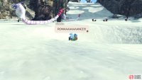 Poor Nopon just runs straight into quicksand