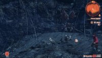 The tunnel ahead is a lair for spiders.