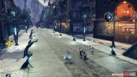 The streets of Fort O’Virbus are deserted.