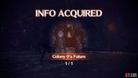 After Segiri joins you, you’ll receive this Info Fragment.