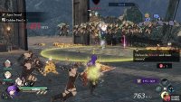 When the Adjutant Follow-Up gauge is full you can trigger an Adjutant Follow-Up when you send foes flying.