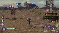 Send your sword/bow units to take on the middle stronghold.