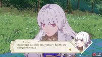 Lysithea’s hair is pretty nice; we should ask what shampoo she uses.