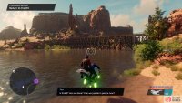 Enemies will appear on the lake and on the shoreline. All must be dealt with.