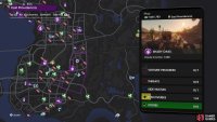 The location of the “Cemetery Angel” collectible on the map.
