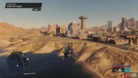 Seek out four targets, navigating the tall buildings of El Dorado,