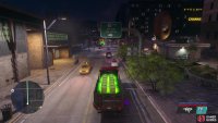 ferrying toxic sludge around the city,