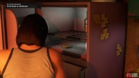 There isn’t much in the way of sustenance in the fridge, unfortunately.