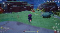The scenic point is the marked yellow are on the cliffside. (We discover this before recording, so the exact marker is not on this image.)
