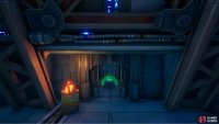 The second easy chest requires solving the puzzle on the locked room’s wall before you can access it.