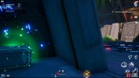 Head to the back left corner of the platform puzzle room, and you will a new hole in a wall.