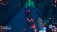 The second chest on hard mode is above the mech, and the watchers are in the final room before the boss on a platform above the doorway.