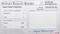 All DP will be rewarded to you whenever you turn in requests