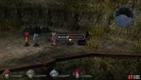 The lone chest is located on the right at the top of the hill