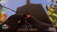 You’ll need to place an explosive beneath the Leaning Shovel to move it, causing it to lean against the Picnic Table so that you can climb up to it.