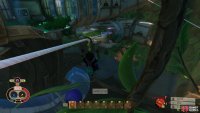 First clear the berry from the path so you can reach the room below