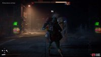 The battle becomes a lot easier when one of the bosses is down