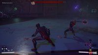 And will follow through with a spinning attack for the third hit
