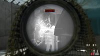 Five heavy armor dudes spawn, but you can track them easily with the heartbeat sensor, ready to snipe them when you can.
