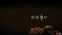 Enter the date into the safe and the door will spring open.