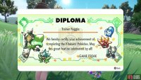 Like completing the Paldean Pokédex, trainers will receive a diploma from Game Freak for a job well done.