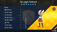 3 of 3: Cinderace Tera Raid Battle drops.