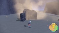 to find the  Gimmighoul Chest in the ruins.