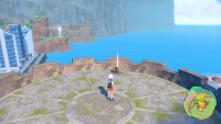 to find the Gimmighoul Chest on top of the watchtower.