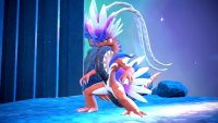 Another Koraidon can be found near the entrance to Zero Base once ‘A Way Home’ story has been completed in Pokémon Scarlet. 