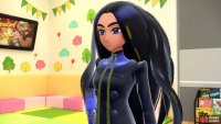 Geeta seems mild-mannered… (Credit: The Pokémon Company)