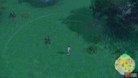 This is the exact spot you need. Notice the wind effects and floating leaves.