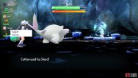 Other trainers’ moves will show along the left side of the screen. (Credit: Serebii)