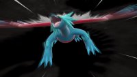 Roaring Moon can be found anywhere in Area Zero once the ‘A Way Home’ storyline has been completed in Pokemon Scarlet.