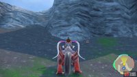 Vullaby can be hard to spot amongst the rock and debris, so trainers must carefully look around.
