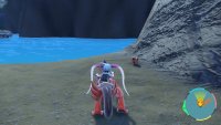 to find the  Gimmighoul Chest on a small island.