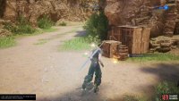 check near these crates as you head up the cliff