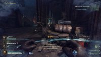 When you arrive in the Overllook before activating the bridge,. turn right towards the right set of stairs and grimoire spawn behind the barricade.