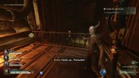 Drop down into the Bulk Elevator section of the map, go down the stairs, and then enter the room in the wall behind you. Go to the back right of the room to a new doorway, and a scripture may spawn on that balcony.