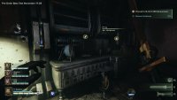 In the Hab Laranax final dorm area that you visit. Enter the area through the security door and then immediately turn left and enter the room. The scripture should spawn on the table.