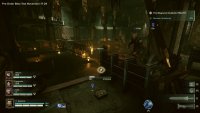 This sculpture may spawn at the back of the pew area near where you drop down from the medication station ledge.