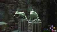 use the left statue to find the first essence