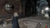There’s a moth mirror next to the Dark Arts Tower Floo Flame.